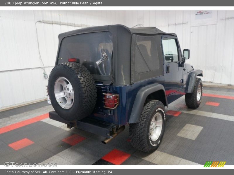 Patriot Blue Pearl / Agate 2000 Jeep Wrangler Sport 4x4