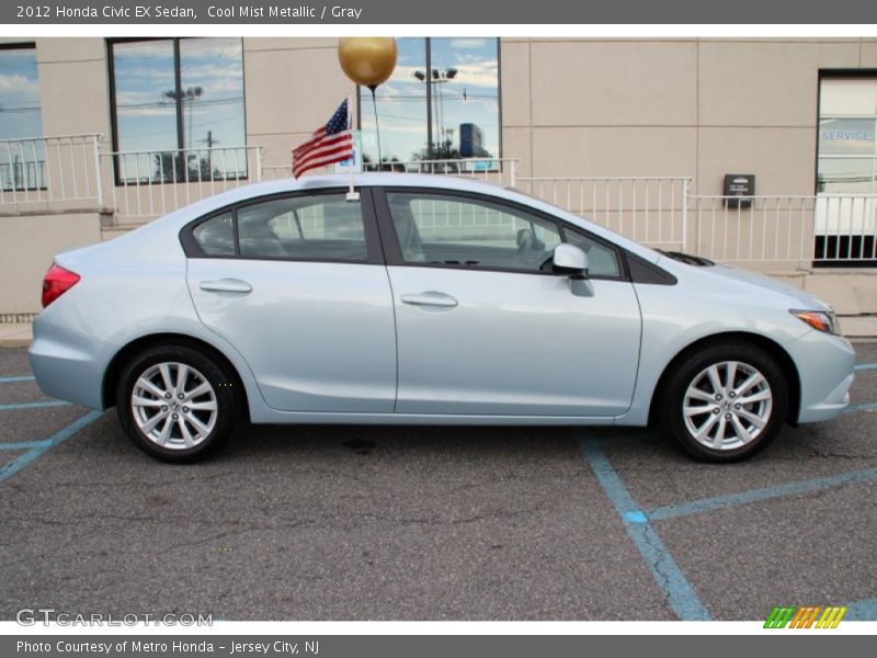Cool Mist Metallic / Gray 2012 Honda Civic EX Sedan