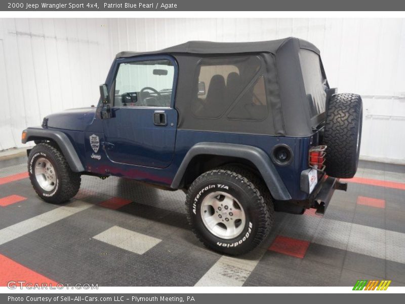 Patriot Blue Pearl / Agate 2000 Jeep Wrangler Sport 4x4