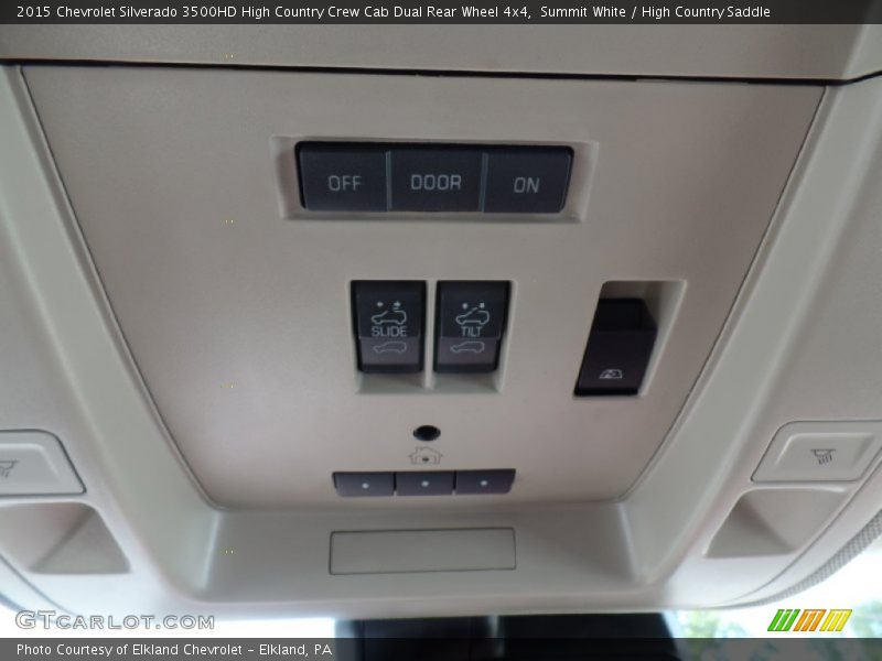 Summit White / High Country Saddle 2015 Chevrolet Silverado 3500HD High Country Crew Cab Dual Rear Wheel 4x4