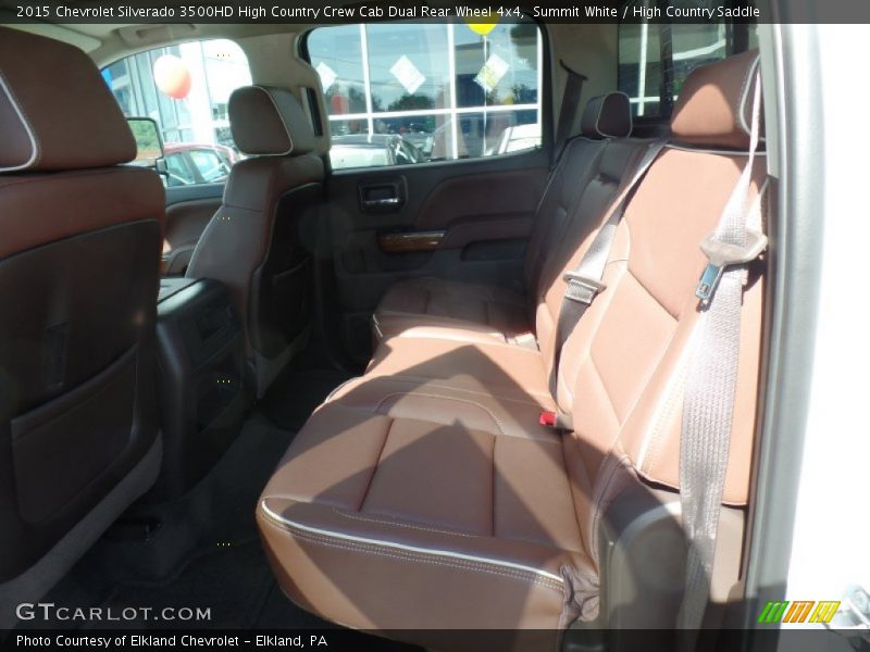Summit White / High Country Saddle 2015 Chevrolet Silverado 3500HD High Country Crew Cab Dual Rear Wheel 4x4
