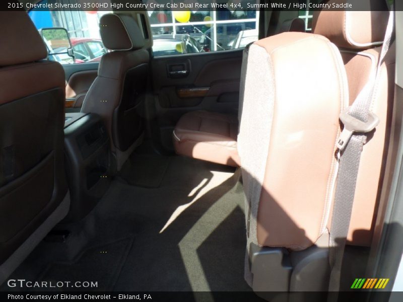 Summit White / High Country Saddle 2015 Chevrolet Silverado 3500HD High Country Crew Cab Dual Rear Wheel 4x4