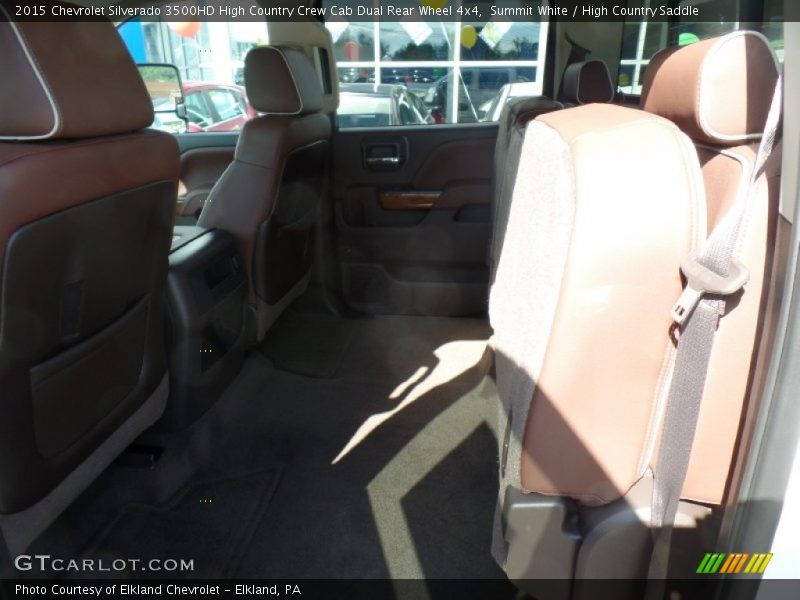 Summit White / High Country Saddle 2015 Chevrolet Silverado 3500HD High Country Crew Cab Dual Rear Wheel 4x4