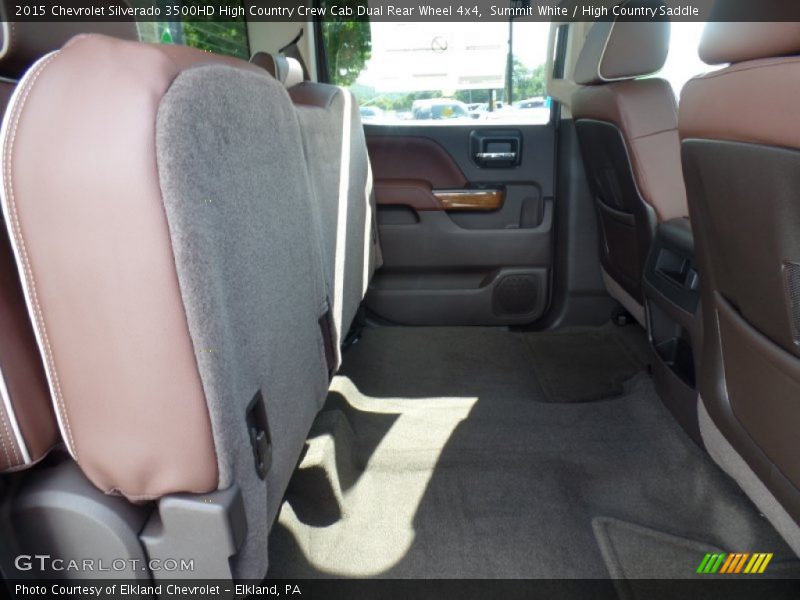Summit White / High Country Saddle 2015 Chevrolet Silverado 3500HD High Country Crew Cab Dual Rear Wheel 4x4