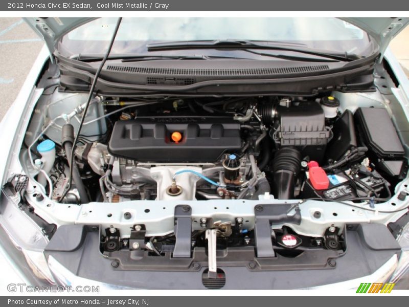 Cool Mist Metallic / Gray 2012 Honda Civic EX Sedan