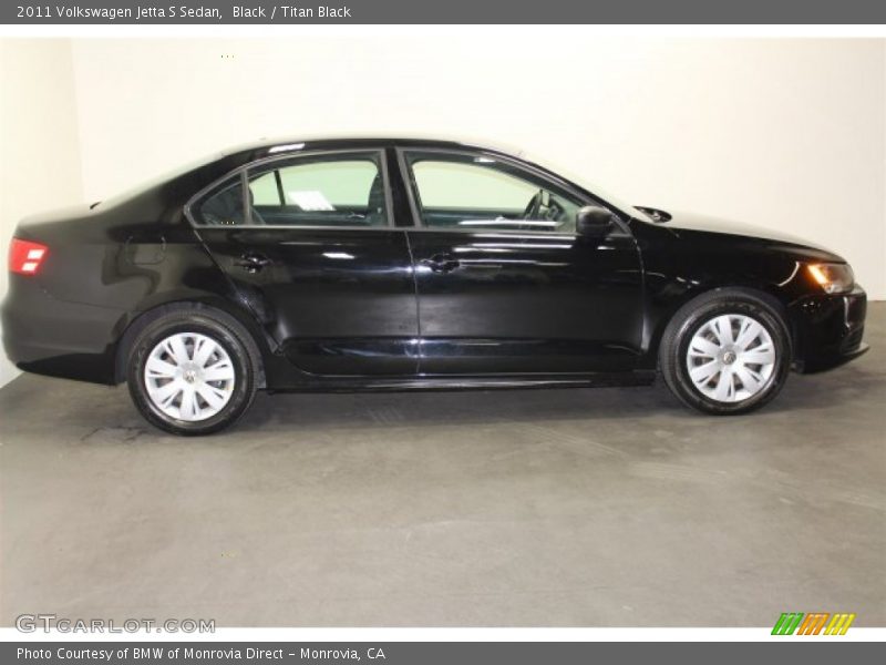 Black / Titan Black 2011 Volkswagen Jetta S Sedan