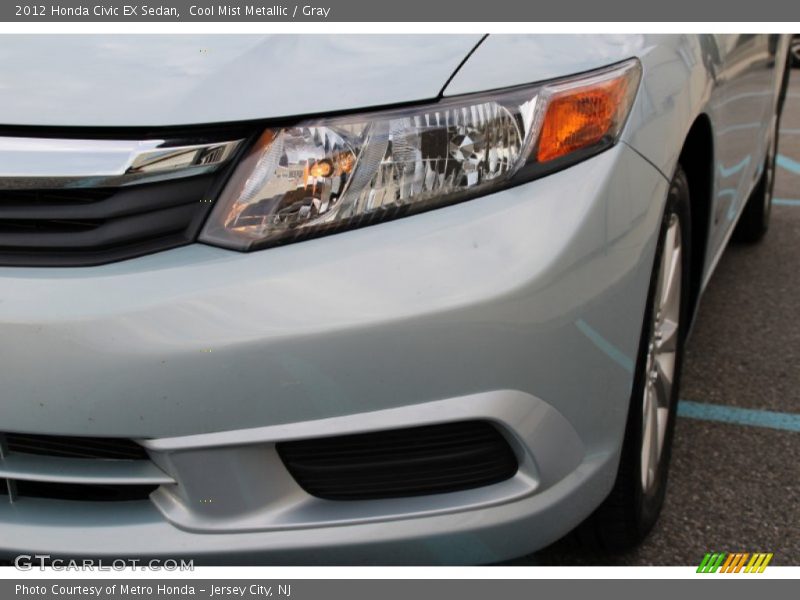 Cool Mist Metallic / Gray 2012 Honda Civic EX Sedan