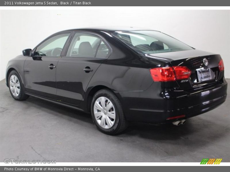 Black / Titan Black 2011 Volkswagen Jetta S Sedan