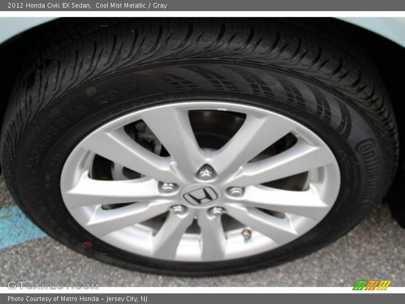 Cool Mist Metallic / Gray 2012 Honda Civic EX Sedan