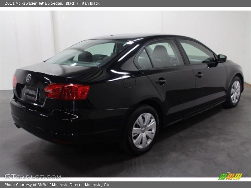 Black / Titan Black 2011 Volkswagen Jetta S Sedan