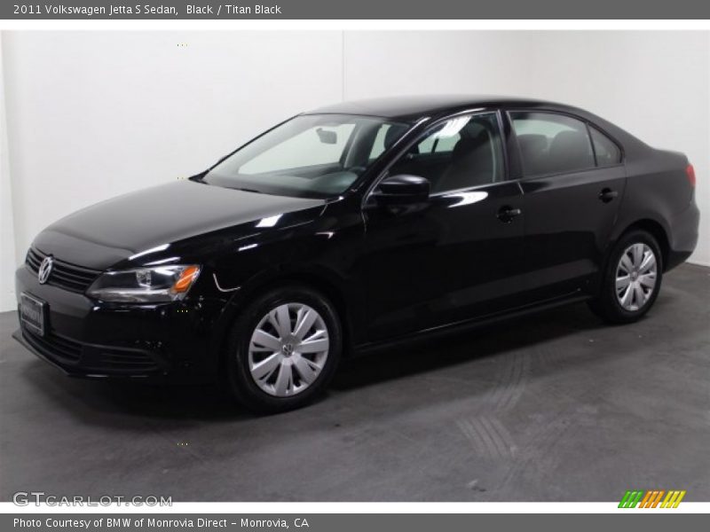 Black / Titan Black 2011 Volkswagen Jetta S Sedan