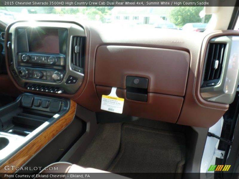 Summit White / High Country Saddle 2015 Chevrolet Silverado 3500HD High Country Crew Cab Dual Rear Wheel 4x4