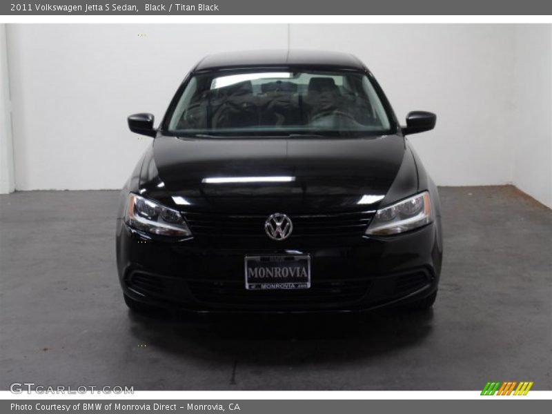 Black / Titan Black 2011 Volkswagen Jetta S Sedan