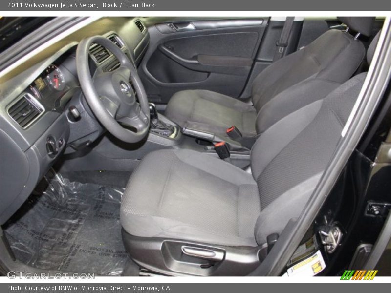 Black / Titan Black 2011 Volkswagen Jetta S Sedan