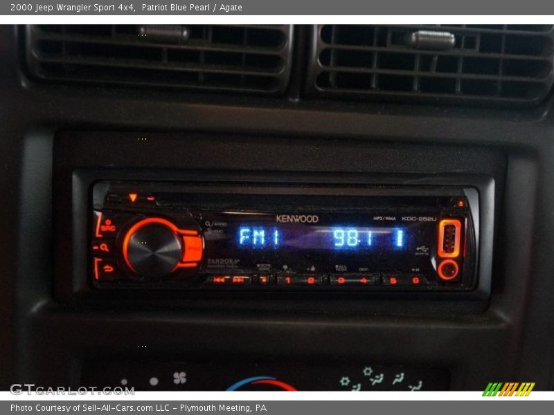 Patriot Blue Pearl / Agate 2000 Jeep Wrangler Sport 4x4