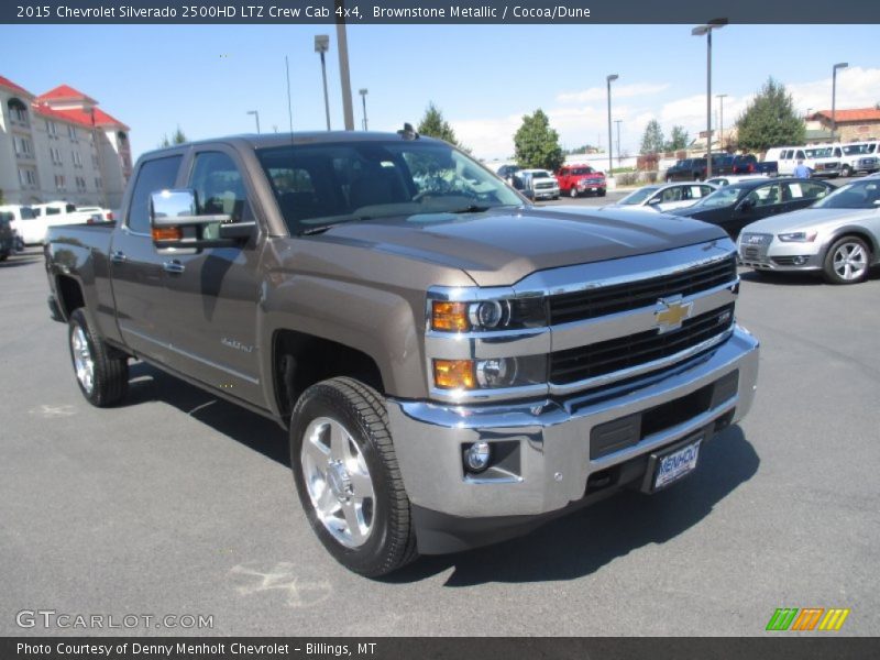 Brownstone Metallic / Cocoa/Dune 2015 Chevrolet Silverado 2500HD LTZ Crew Cab 4x4