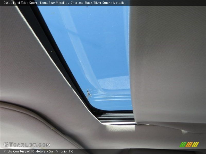 Kona Blue Metallic / Charcoal Black/Silver Smoke Metallic 2011 Ford Edge Sport