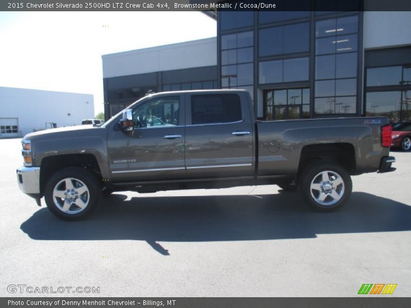 Brownstone Metallic / Cocoa/Dune 2015 Chevrolet Silverado 2500HD LTZ Crew Cab 4x4