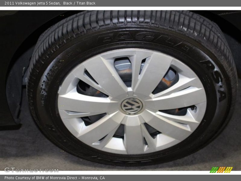 Black / Titan Black 2011 Volkswagen Jetta S Sedan