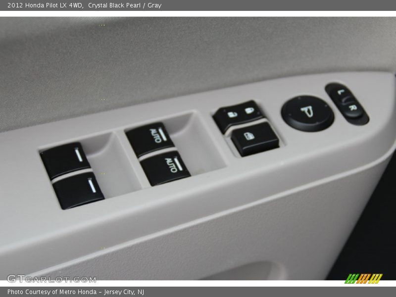 Crystal Black Pearl / Gray 2012 Honda Pilot LX 4WD