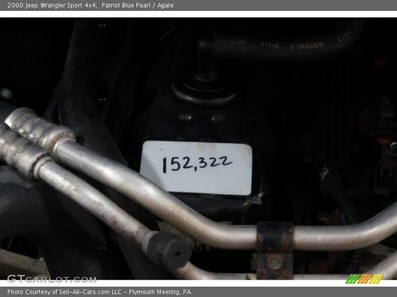 Patriot Blue Pearl / Agate 2000 Jeep Wrangler Sport 4x4