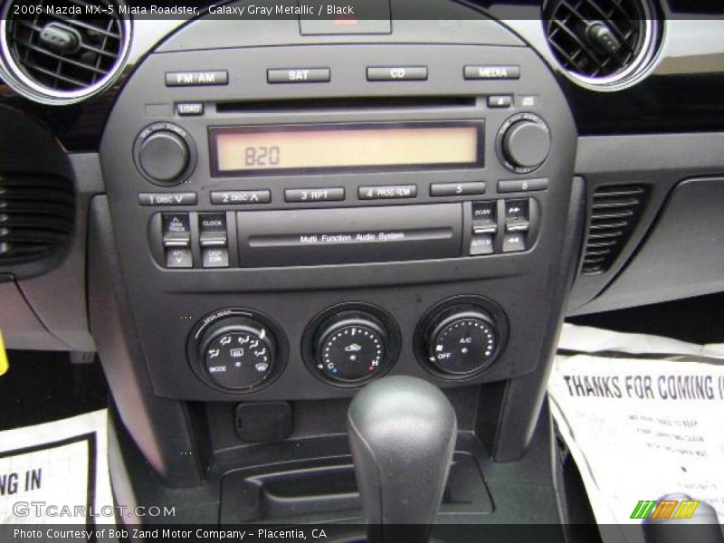 Galaxy Gray Metallic / Black 2006 Mazda MX-5 Miata Roadster