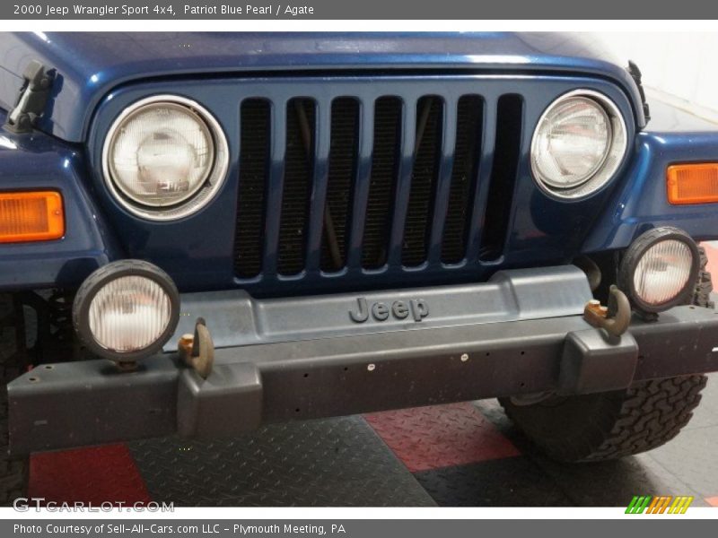 Patriot Blue Pearl / Agate 2000 Jeep Wrangler Sport 4x4