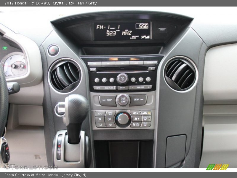 Crystal Black Pearl / Gray 2012 Honda Pilot LX 4WD