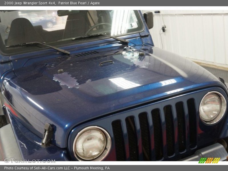 Patriot Blue Pearl / Agate 2000 Jeep Wrangler Sport 4x4