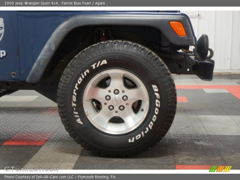 Patriot Blue Pearl / Agate 2000 Jeep Wrangler Sport 4x4