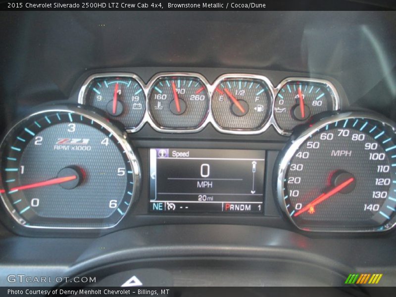 Brownstone Metallic / Cocoa/Dune 2015 Chevrolet Silverado 2500HD LTZ Crew Cab 4x4