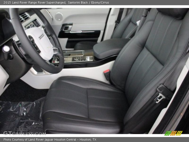 Santorini Black / Ebony/Cirrus 2015 Land Rover Range Rover Supercharged