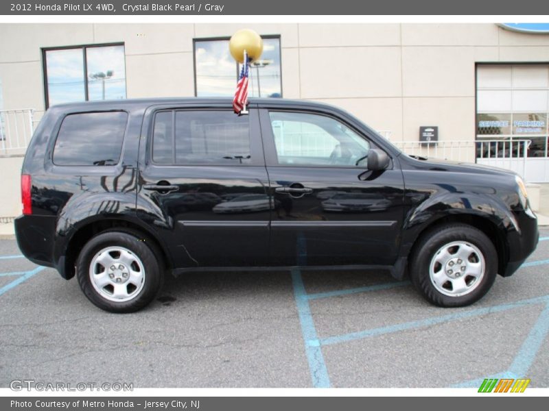 Crystal Black Pearl / Gray 2012 Honda Pilot LX 4WD