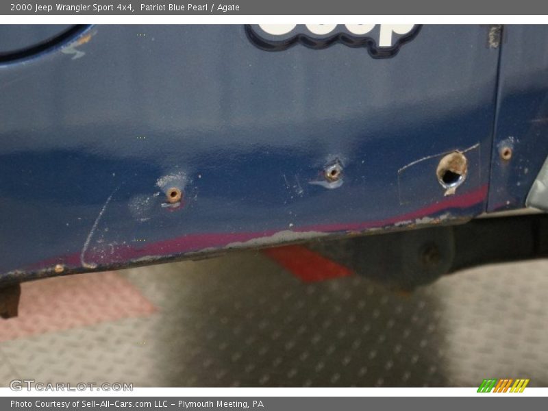 Patriot Blue Pearl / Agate 2000 Jeep Wrangler Sport 4x4