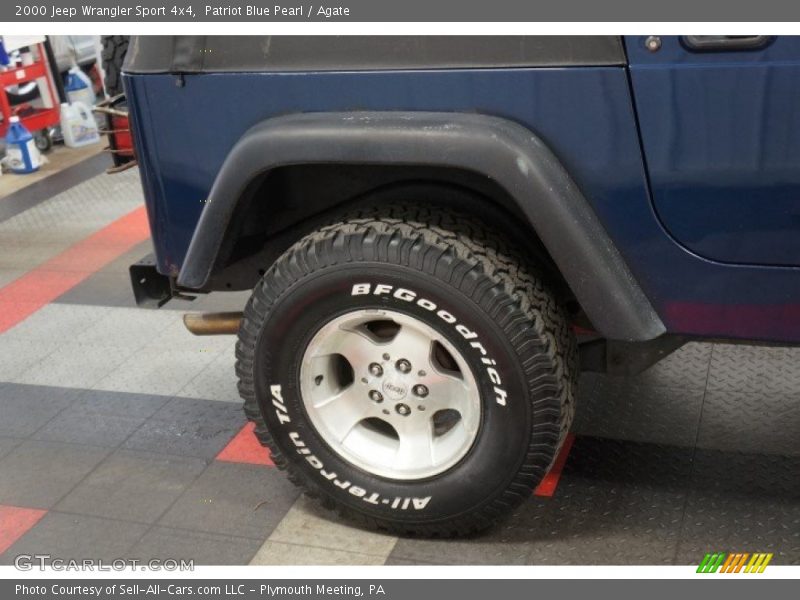 Patriot Blue Pearl / Agate 2000 Jeep Wrangler Sport 4x4