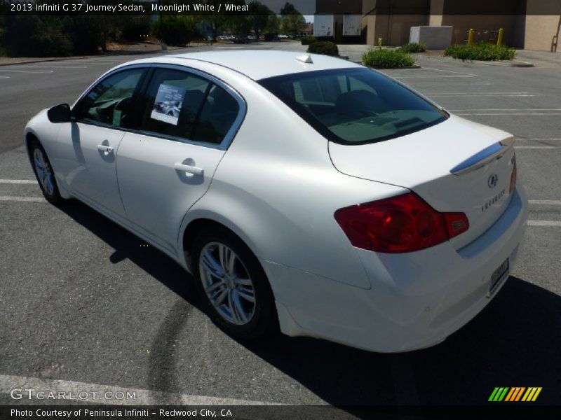 Moonlight White / Wheat 2013 Infiniti G 37 Journey Sedan