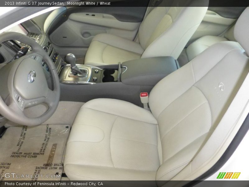 Moonlight White / Wheat 2013 Infiniti G 37 Journey Sedan