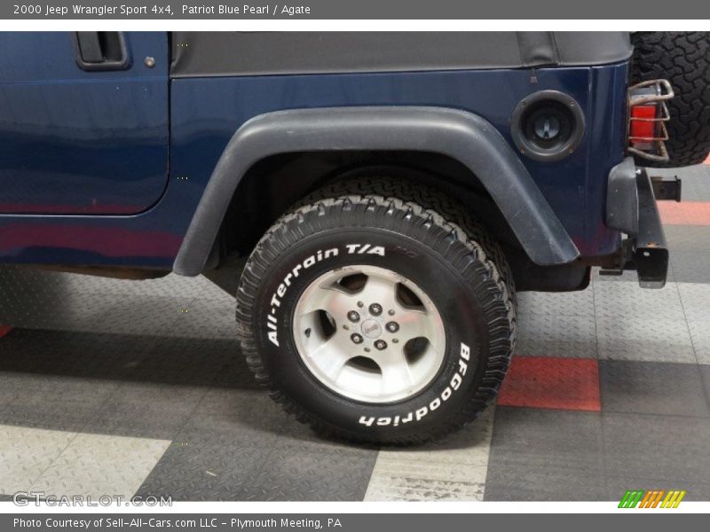 Patriot Blue Pearl / Agate 2000 Jeep Wrangler Sport 4x4