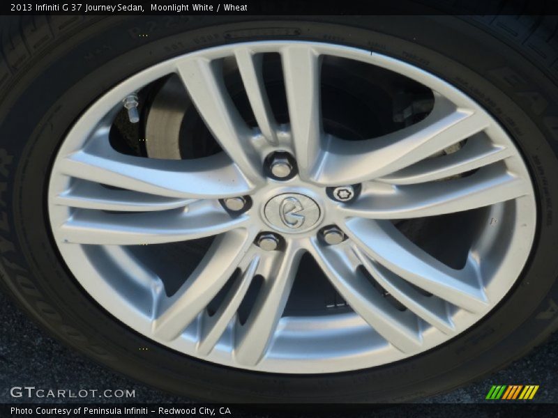 Moonlight White / Wheat 2013 Infiniti G 37 Journey Sedan