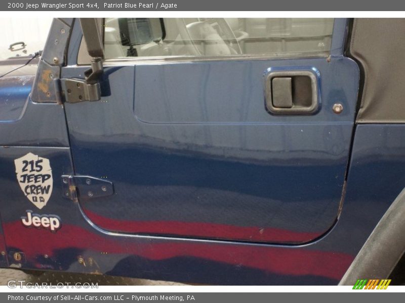 Patriot Blue Pearl / Agate 2000 Jeep Wrangler Sport 4x4