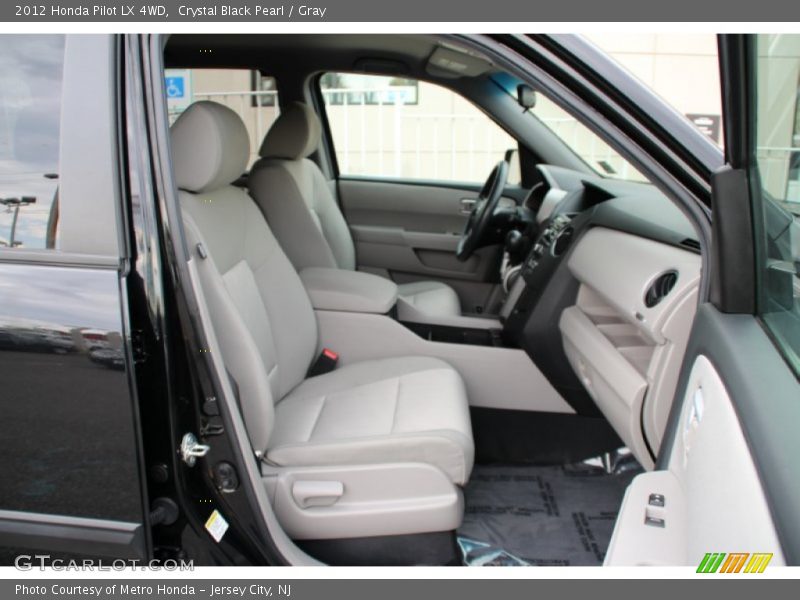 Crystal Black Pearl / Gray 2012 Honda Pilot LX 4WD