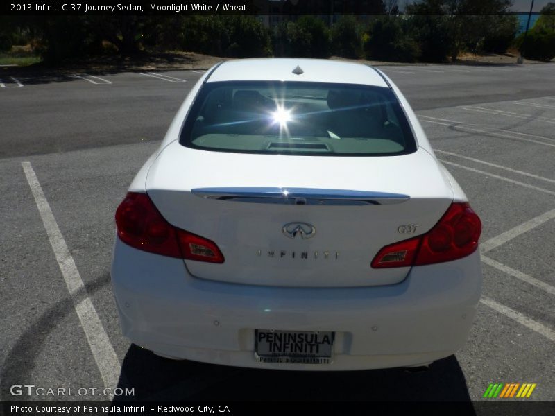 Moonlight White / Wheat 2013 Infiniti G 37 Journey Sedan