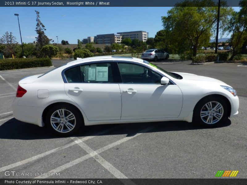 Moonlight White / Wheat 2013 Infiniti G 37 Journey Sedan
