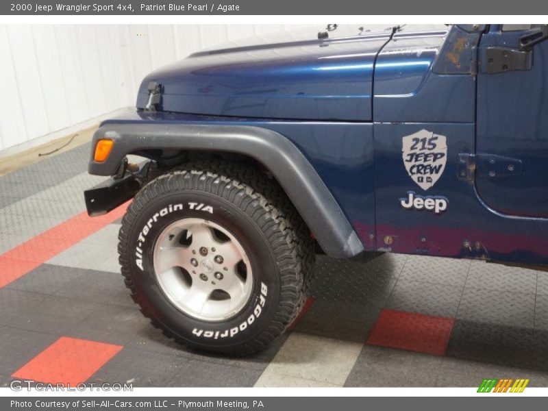 Patriot Blue Pearl / Agate 2000 Jeep Wrangler Sport 4x4