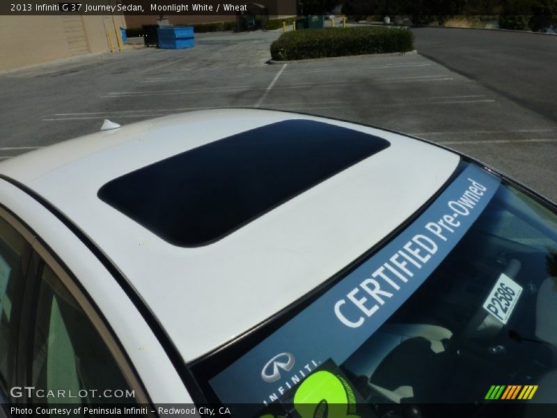 Moonlight White / Wheat 2013 Infiniti G 37 Journey Sedan