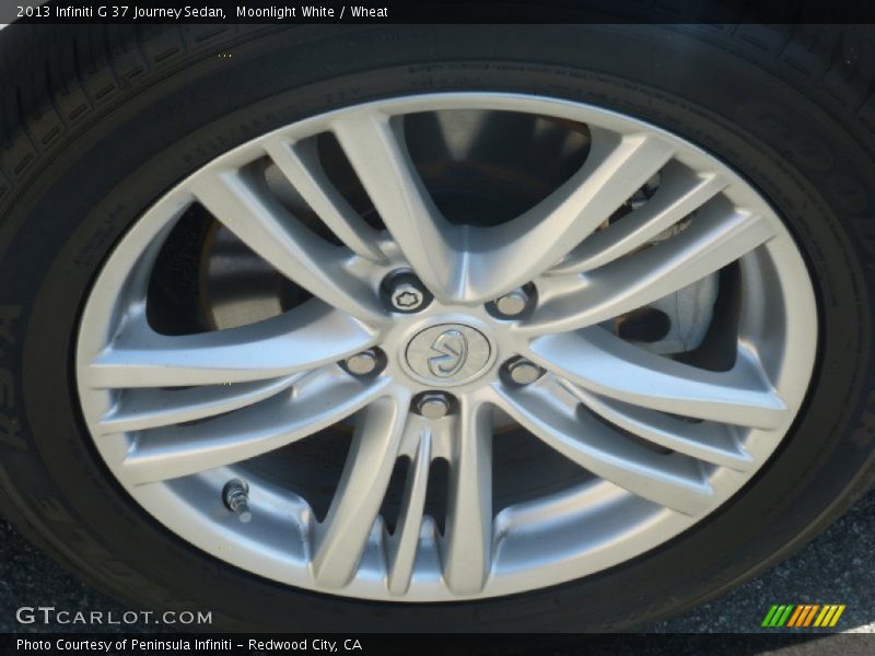 Moonlight White / Wheat 2013 Infiniti G 37 Journey Sedan