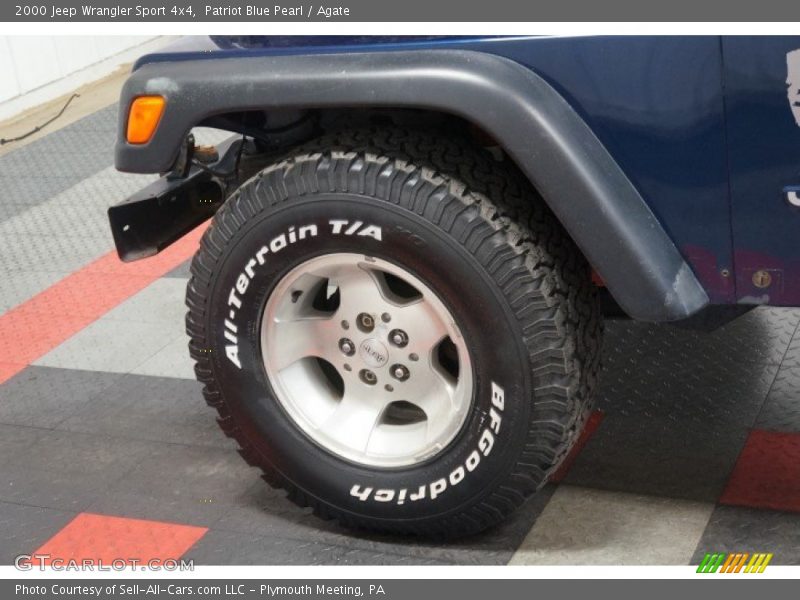 Patriot Blue Pearl / Agate 2000 Jeep Wrangler Sport 4x4