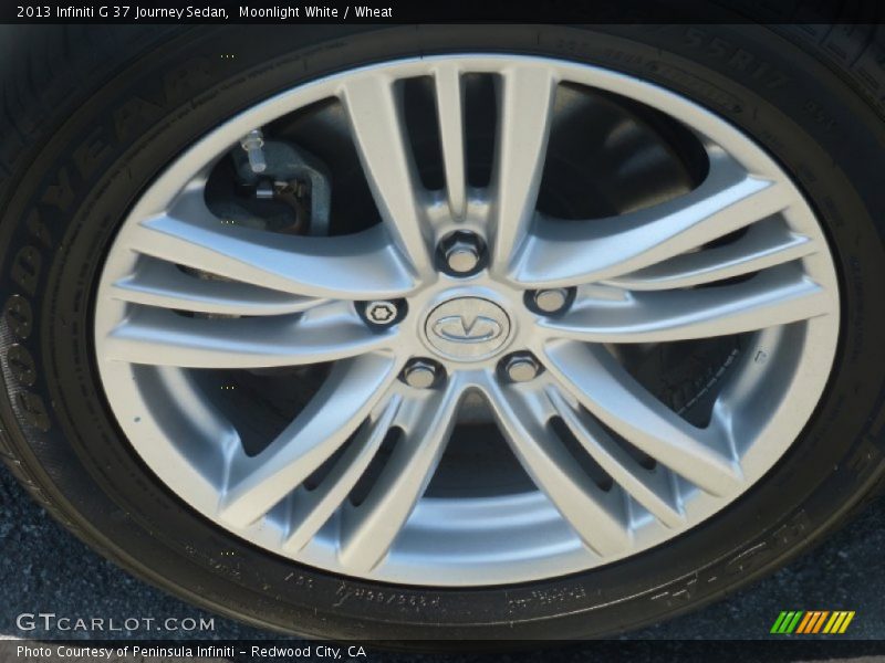 Moonlight White / Wheat 2013 Infiniti G 37 Journey Sedan