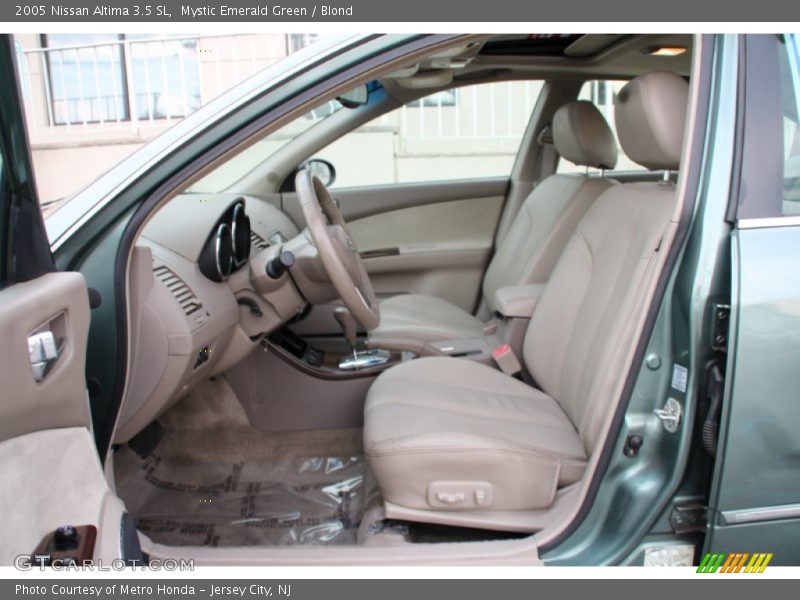 Mystic Emerald Green / Blond 2005 Nissan Altima 3.5 SL