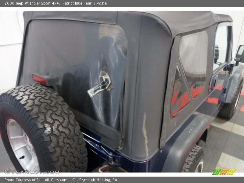 Patriot Blue Pearl / Agate 2000 Jeep Wrangler Sport 4x4